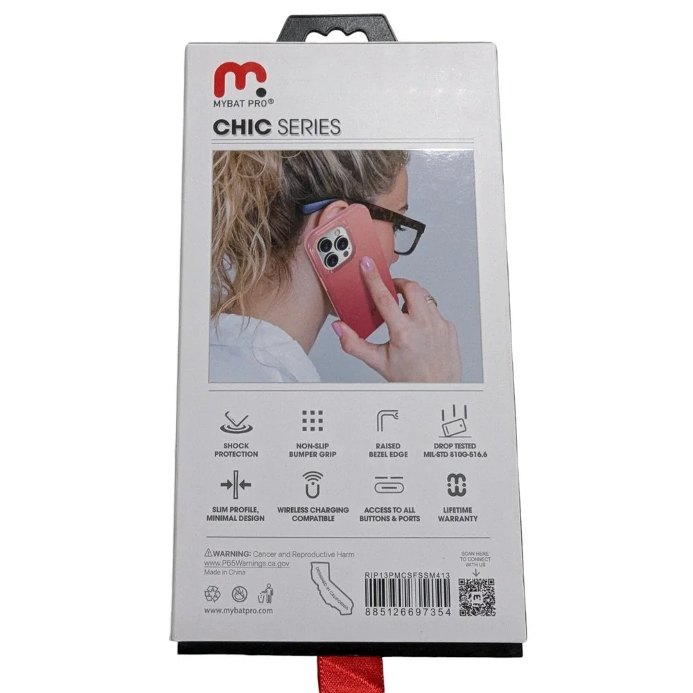 G5. Mybat Pro Chic Series‎ Case For iPhone 13 Pro Max Bubblegum Open Box